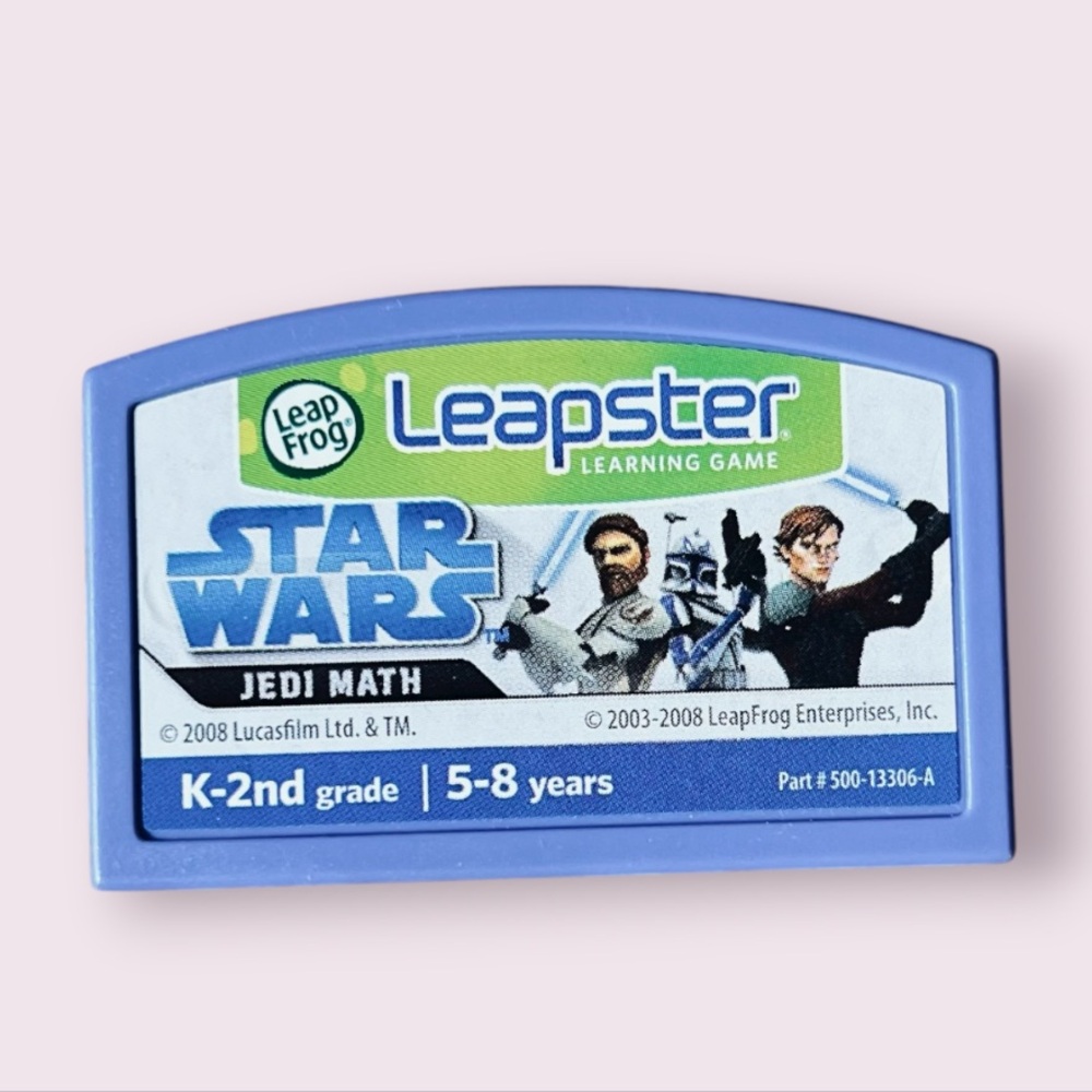 LeapFrog Leapster Star Wars Jedi Math Learning Game Cartridge 5-8 Years
